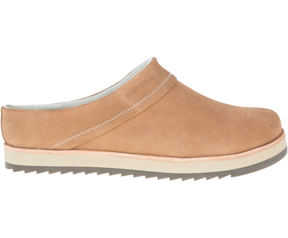 Slip On Senhora - Merrell Juno Clog Suede - Caqui - SDV254637